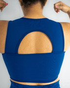 Top Aruna azul