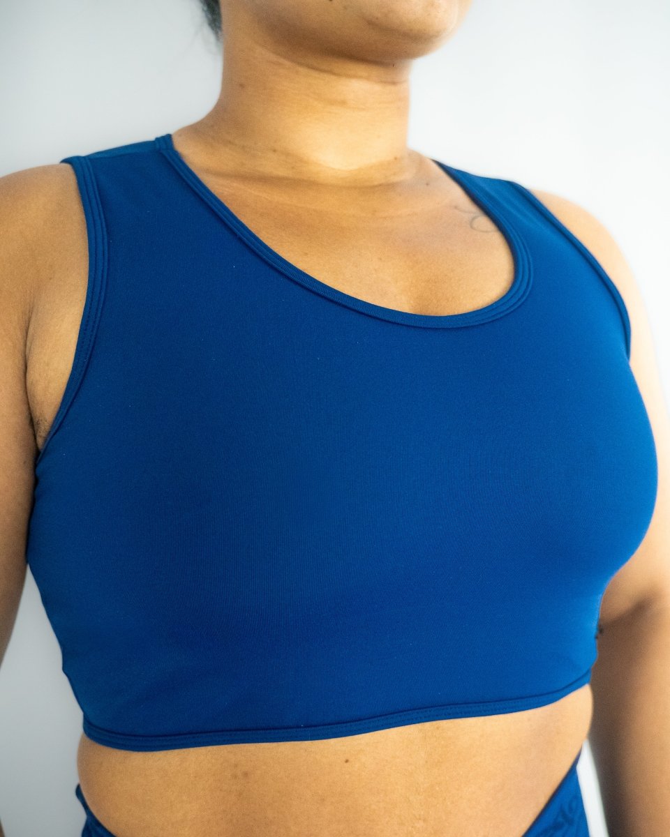 Top Aruna azul